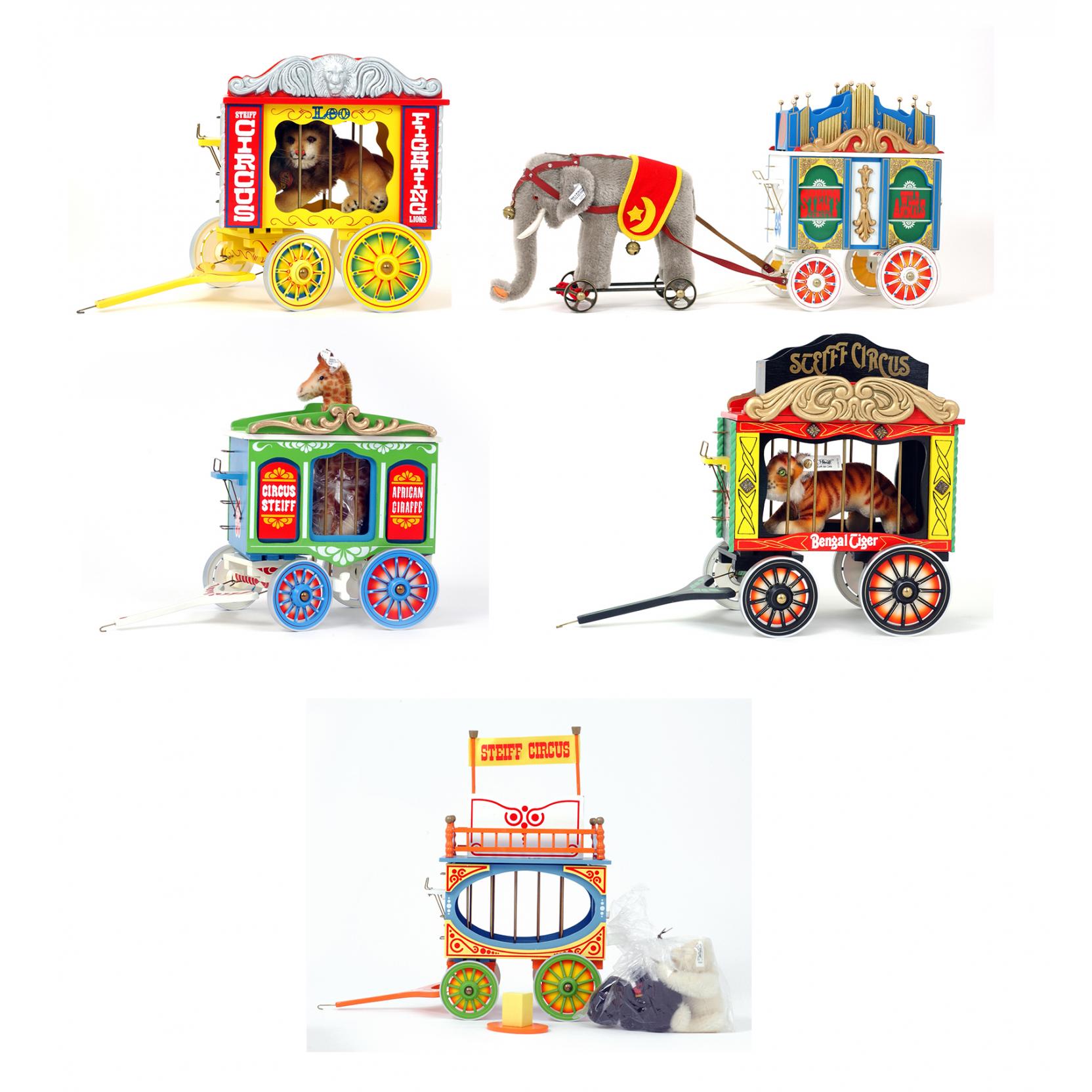 Steiff Golden Age of the Circus, Complete Set, Limited Edition