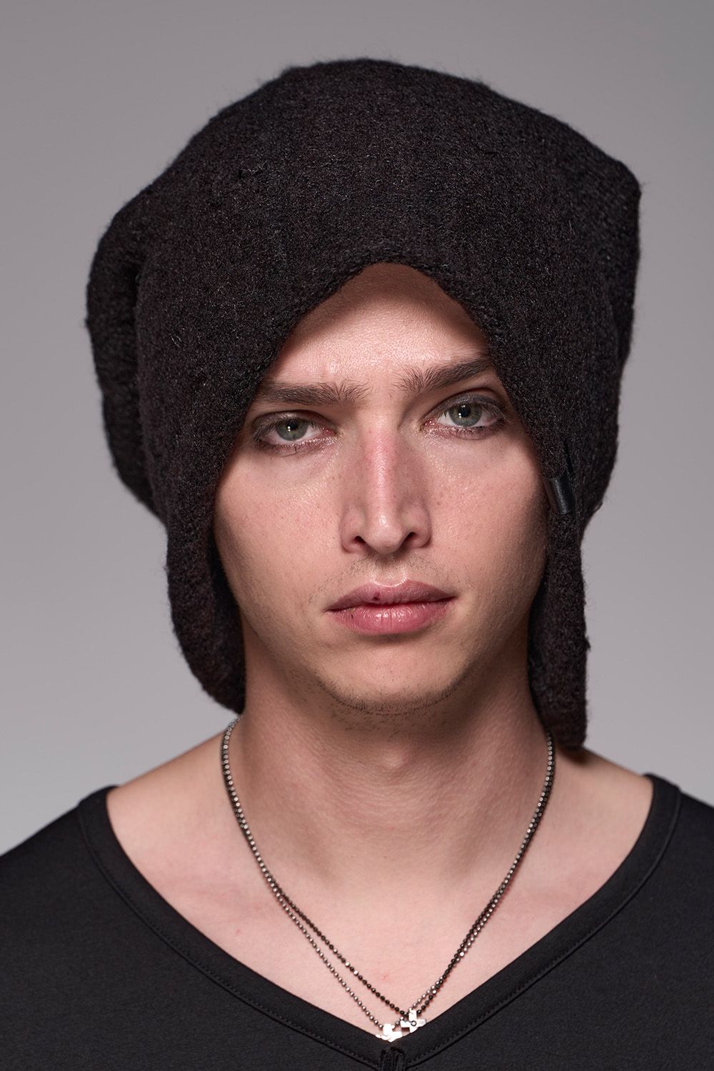 kiryuyrik - Damage Border Cap / ダメージボーダー ニット キャップ