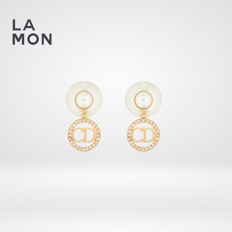 ディオール ピアス DIOR TRIBALES EARRINGS メタル レジン パール