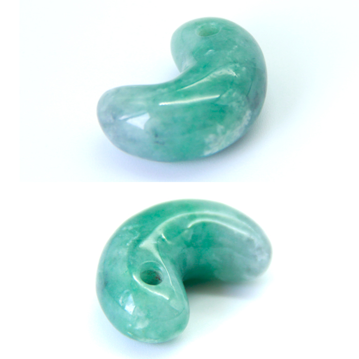 t*t様 横川翡翠勾玉 糸魚川翡翠勾玉 青翡翠 国石 t*t様 横川翡翠勾玉