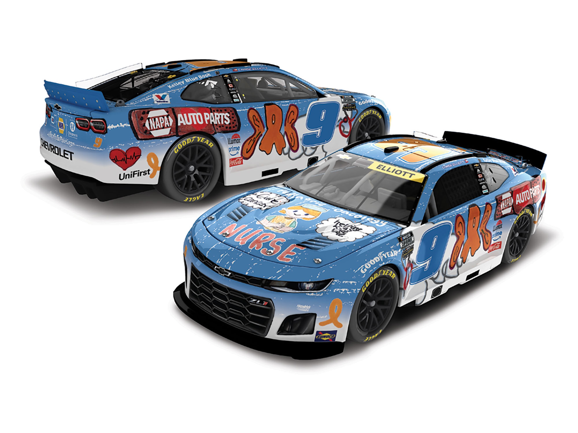 CHASE ELLIOTT 2025 NAPA CHILDREN'S HEALTHCARE OF ATLANTA 1:24