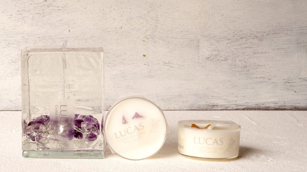 浄化用 キャンドル｜ホワイトセージ 浄化スプレー ルカス｜SBNRデザイン