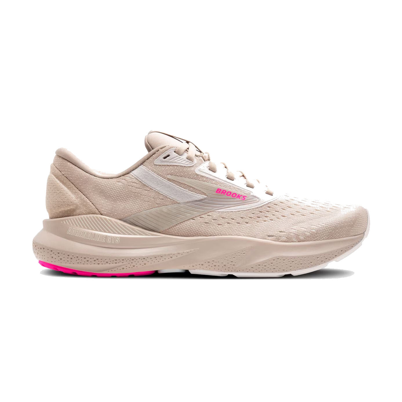 BROOKS ADRENALINE GTS 24 CHATEAU GREY/COCONUT/PINK - WOMENS
