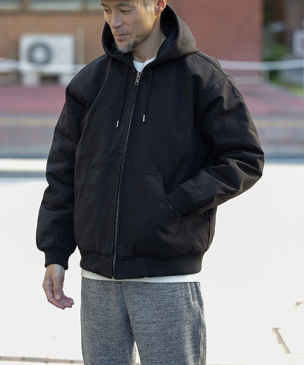 コーナーストーン/CornerStone Duck Cloth Hooded Woork Jacket（全2色