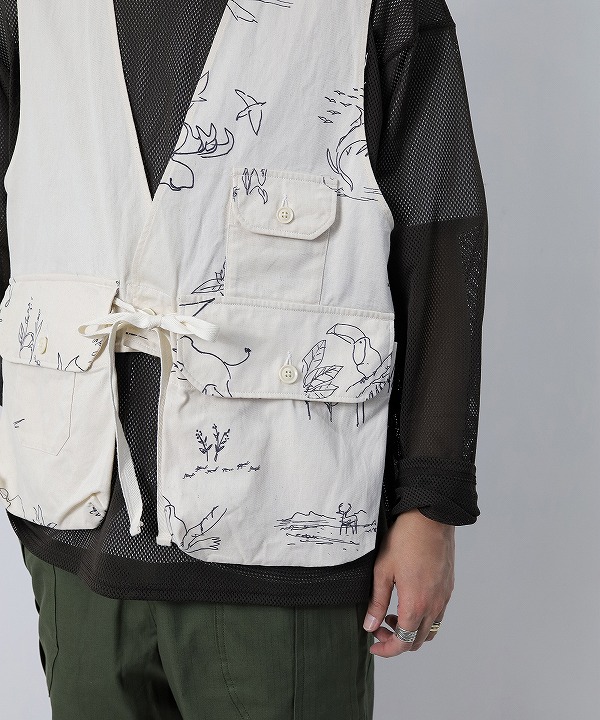 Engineered Garments/エンジニアド ガーメンツ Fowl vest - Animal