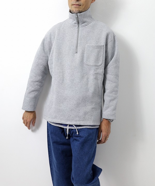 エンジニアド ガーメンツ/Engineered Garments Zip Mock Neck - 12oz