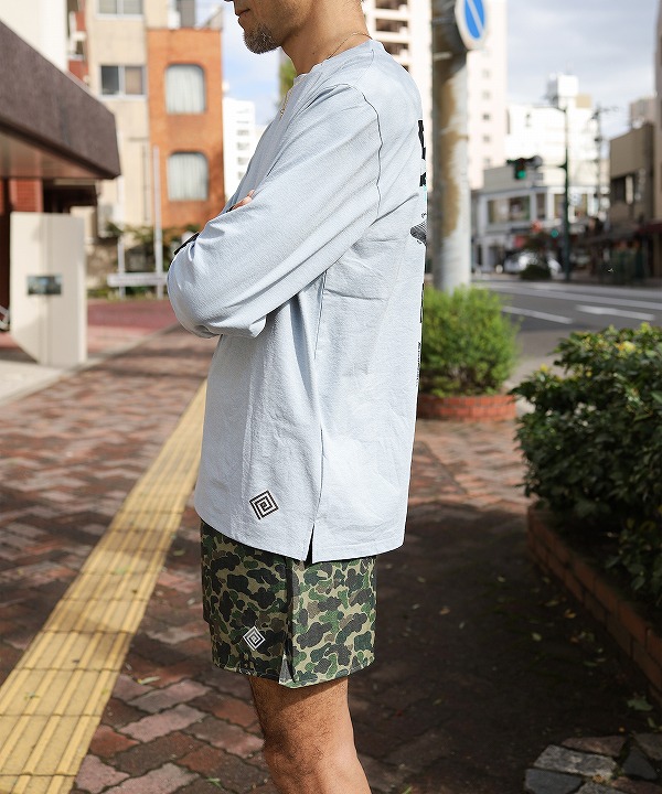 エルドレッソ/ELDORESO Splashes Long Tee（全2色） [カットソー(長袖