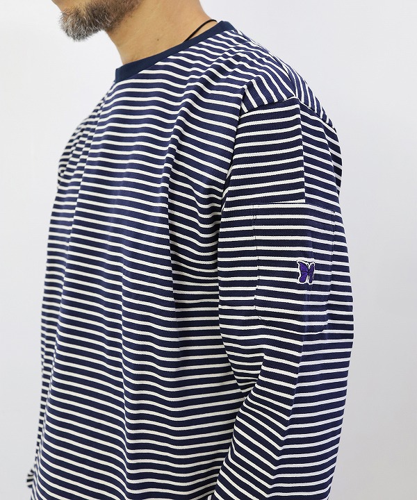 Needles/ニードルズ L/S Crew Neck Tee - Poly Jersey [カットソー・T