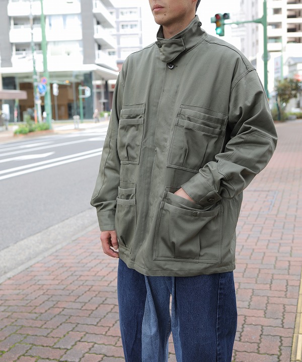 Sassafras/ササフラス Overgrown Fatigue Jacket - Military Satin