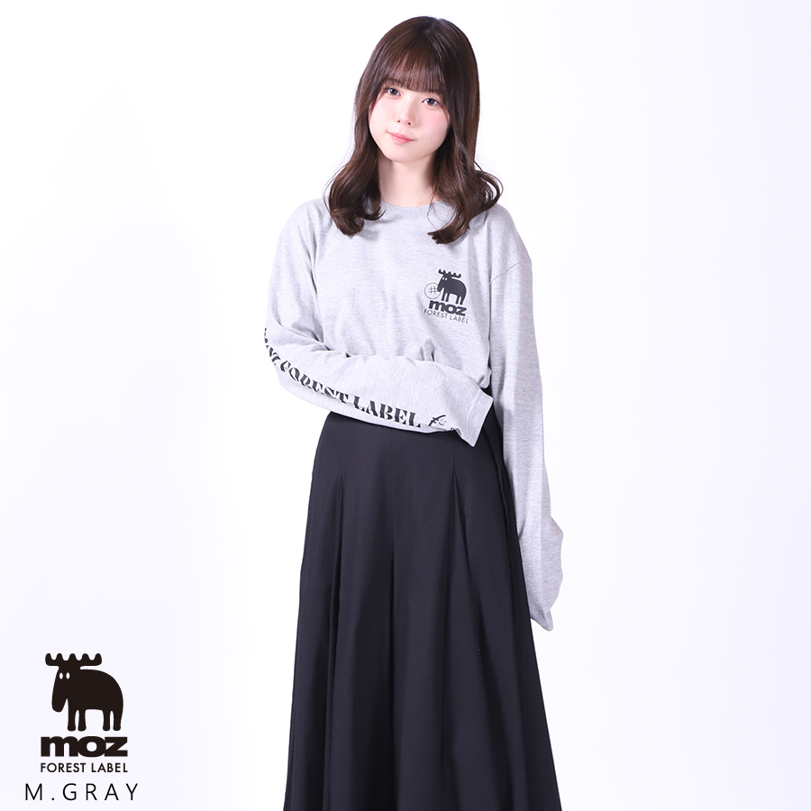 上田桃夏×moz FOREST LABEL コラボ長袖Tシャツ