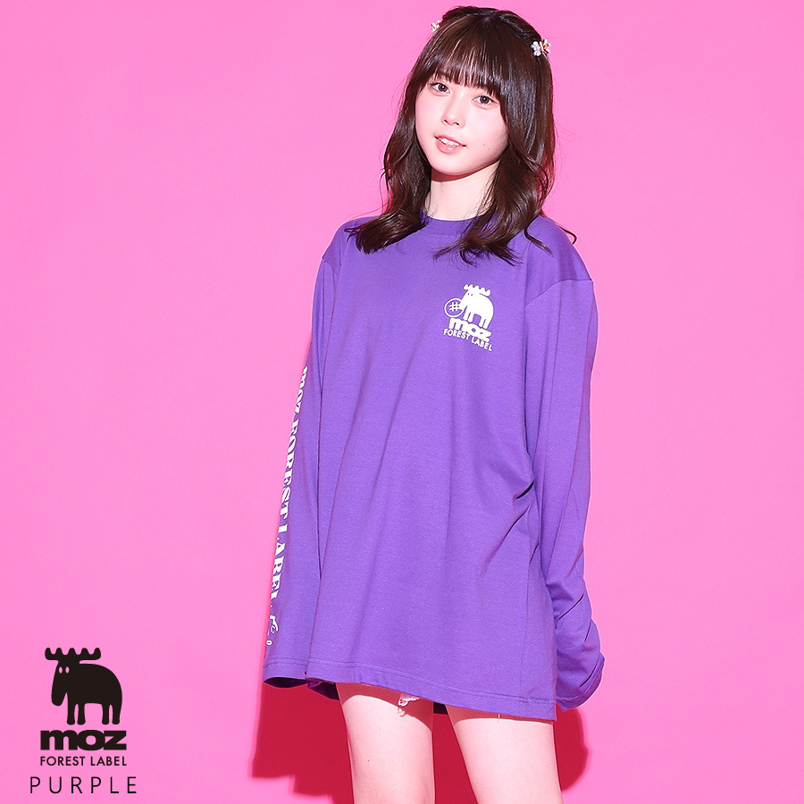 上田桃夏×moz FOREST LABEL コラボ長袖Tシャツ