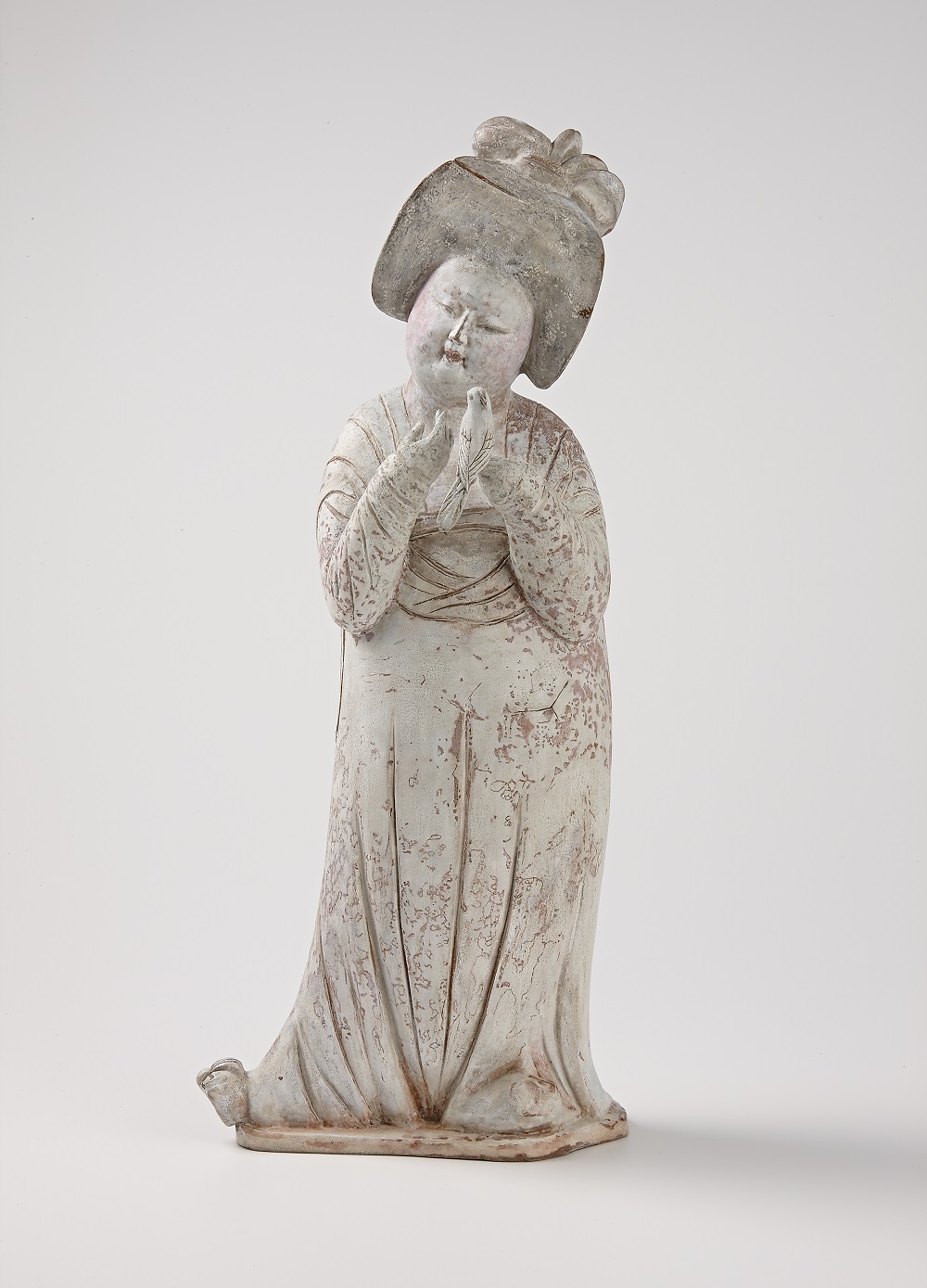 中国美術 置物 陶器 唐三彩女性俑 インテリア 古美術品 置物 陶器