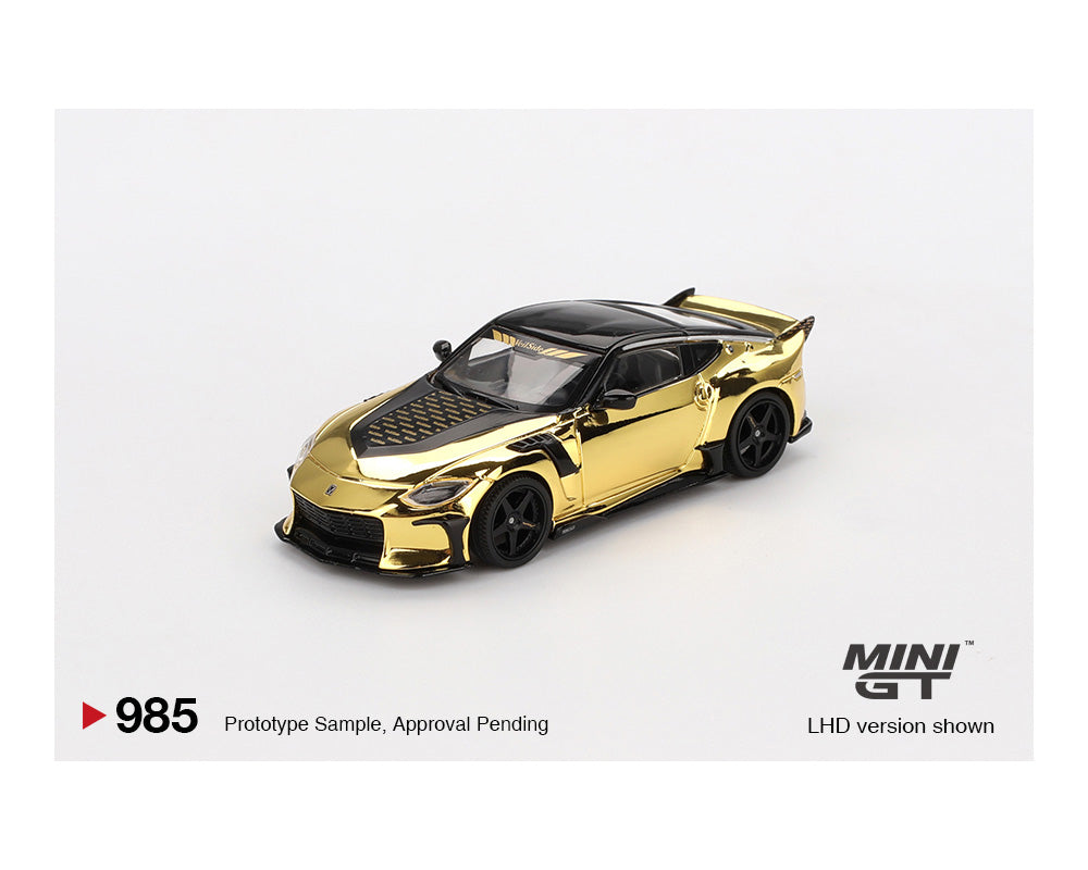 MINI GT 1:64 Nissan Z VeilSide FFZ400 in Gold Chrome – Model Cars