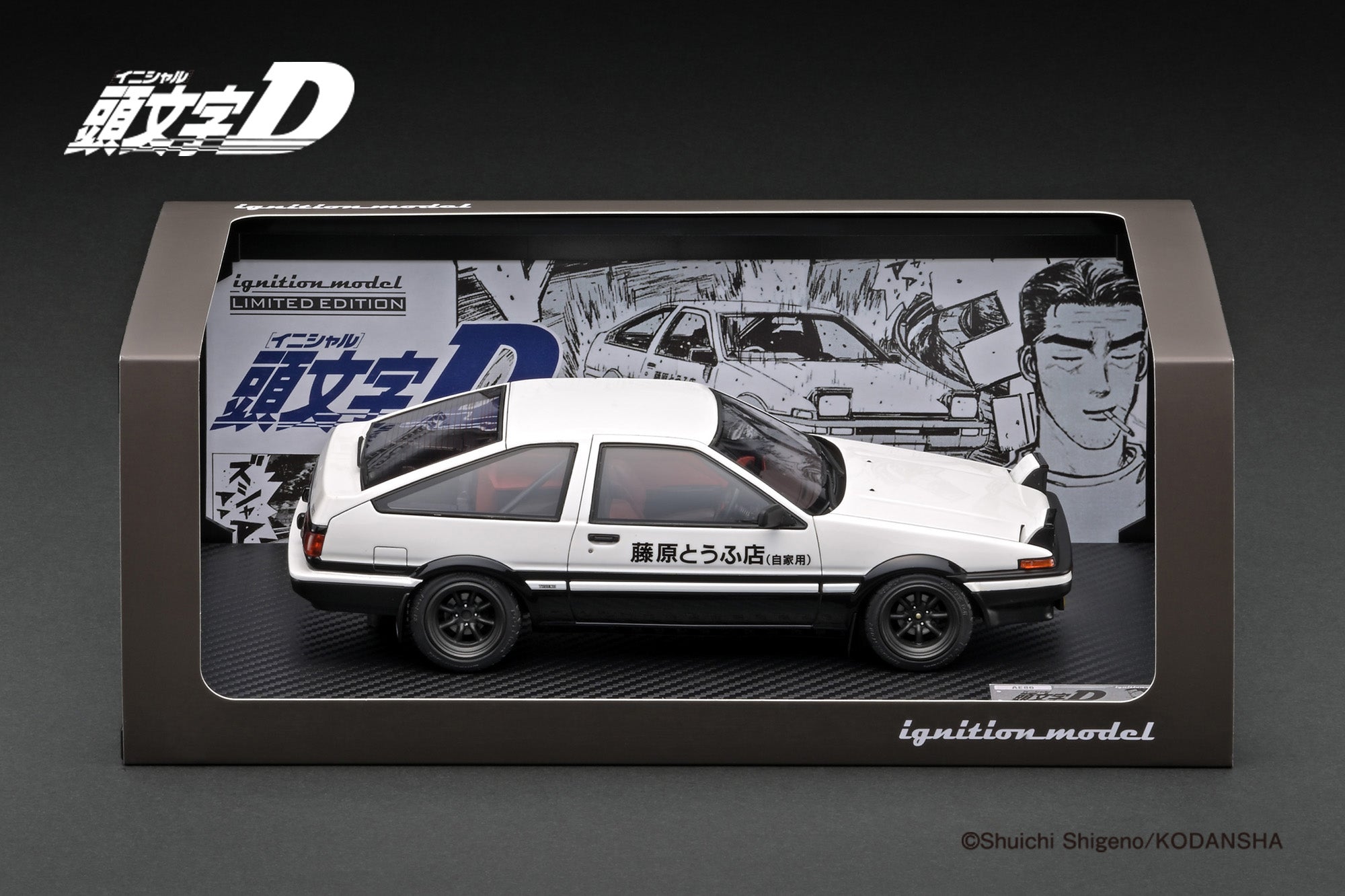 Ignition Model 1:18 Toyota Sprinter Trueno (AE86) 3DR in White