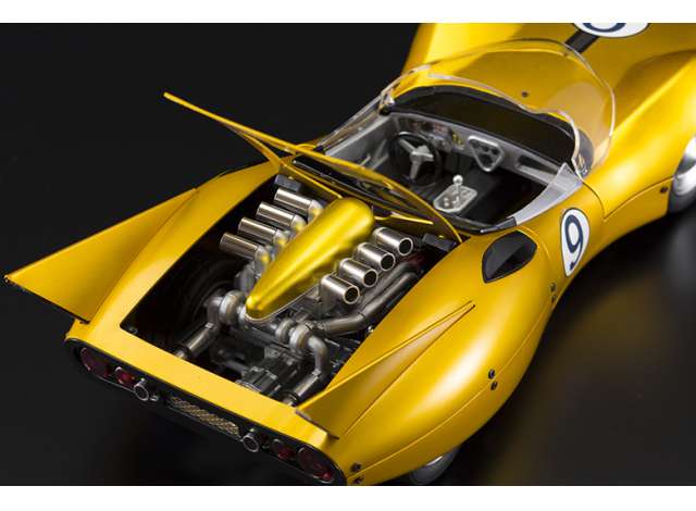 Modellauto Hamilton Speed Racer Shooting Star #9 gelb Schwyn Haas