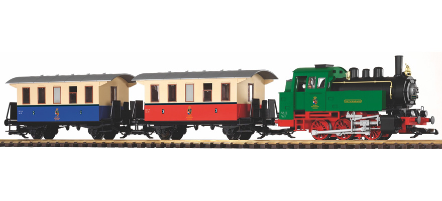 Piko 37130 Gauge G Starter set with a class 80 steam locomotive
