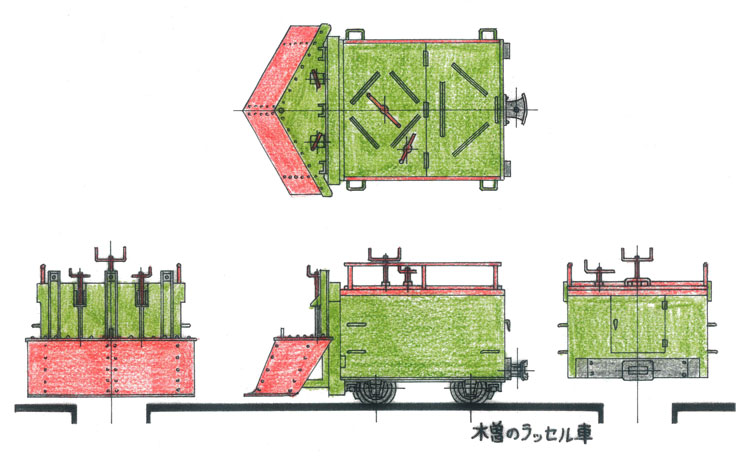 HOナロー／モデルワーゲン／木曽森林／丸型タンク車キット／真鍮精密