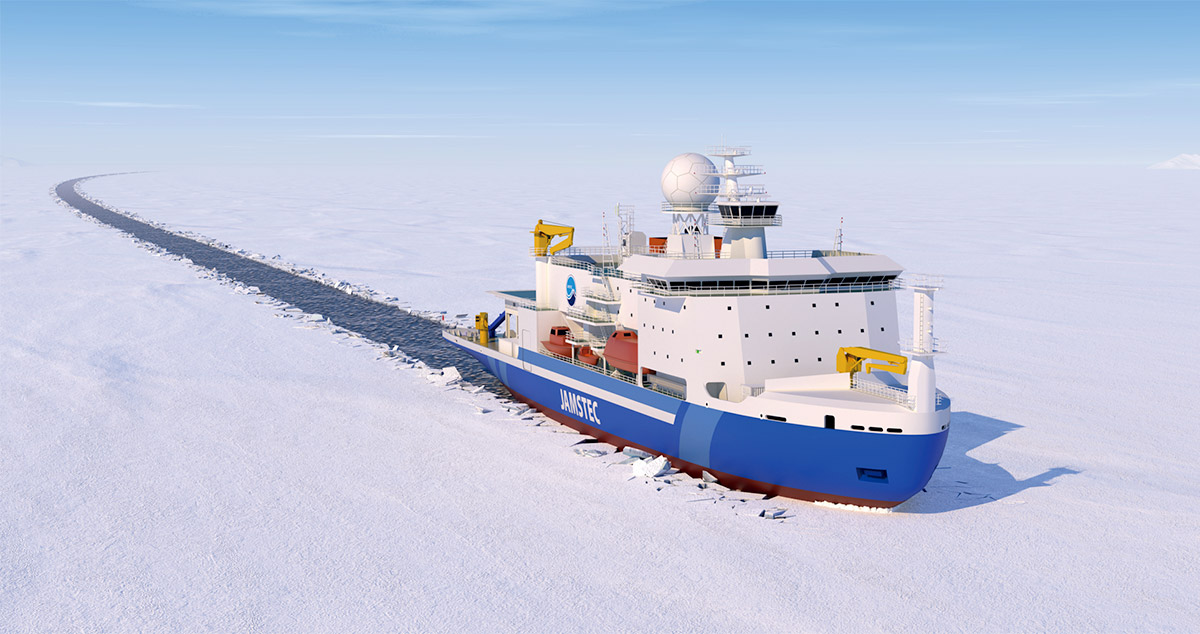 当社運航予定のJAMSTEC北極域研究船の船名が「みらいⅡ」に決定しま