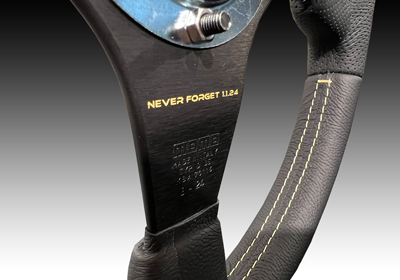 RACE NOTO BLACK/GOLD 350mm（AL-02)