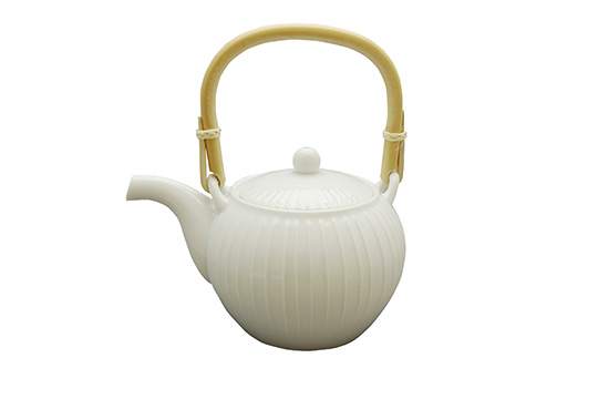 白山陶器 白磁立筋 土瓶｜和食器の通販 monsen