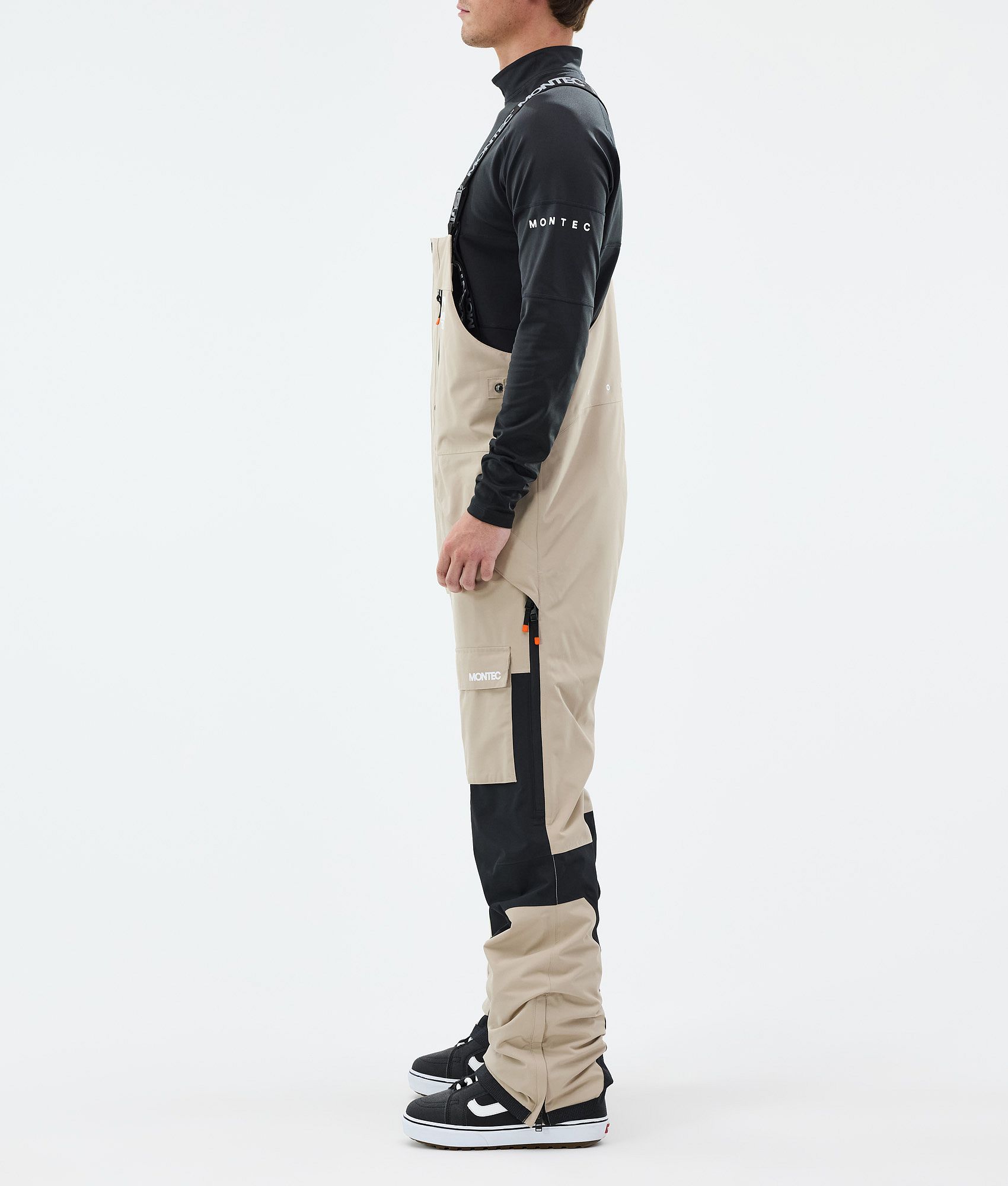 Montec Fawk Snowboard Pants Men Sand/Black | Montecwear.com
