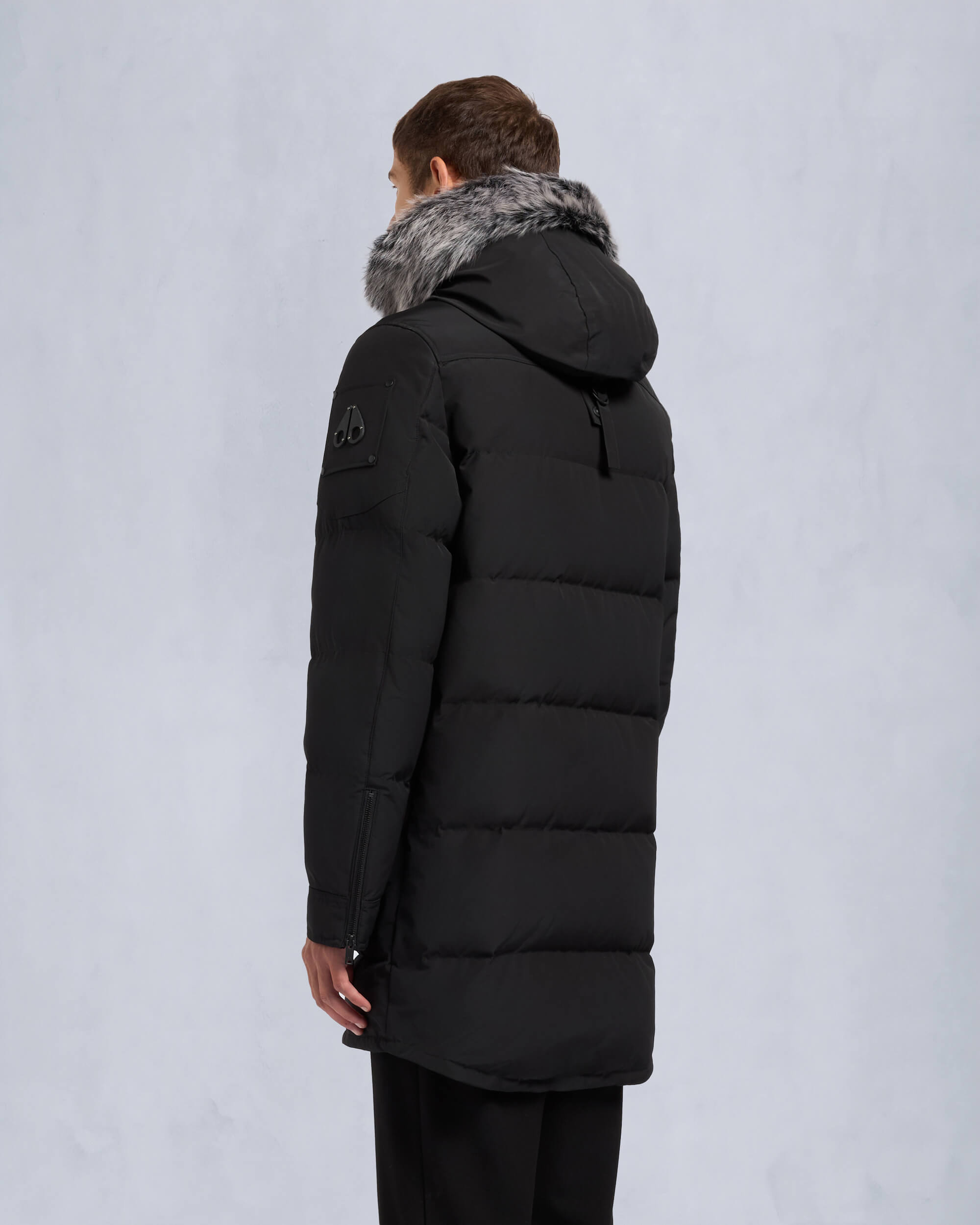 Onyx Shearling Trim Big Ridge Parka | Men | Moose Knuckles