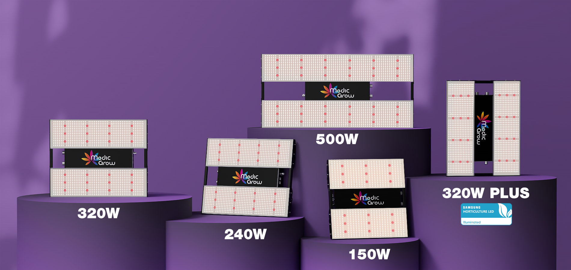 MINI SUN-2 150-500W | Top LED Grow Lights​ | Samsung Diodes
