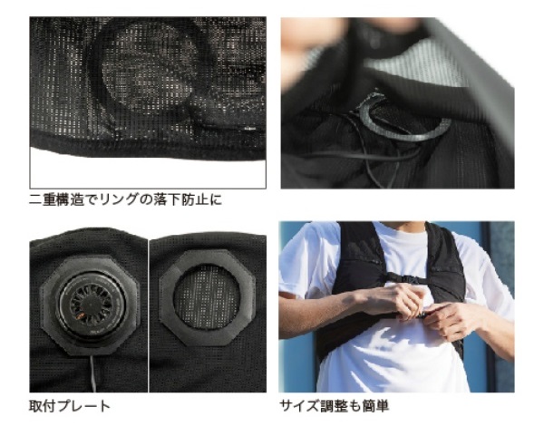 熱中症対策 ペルチェベスト】COOLFIX アクティブベスト PLT3