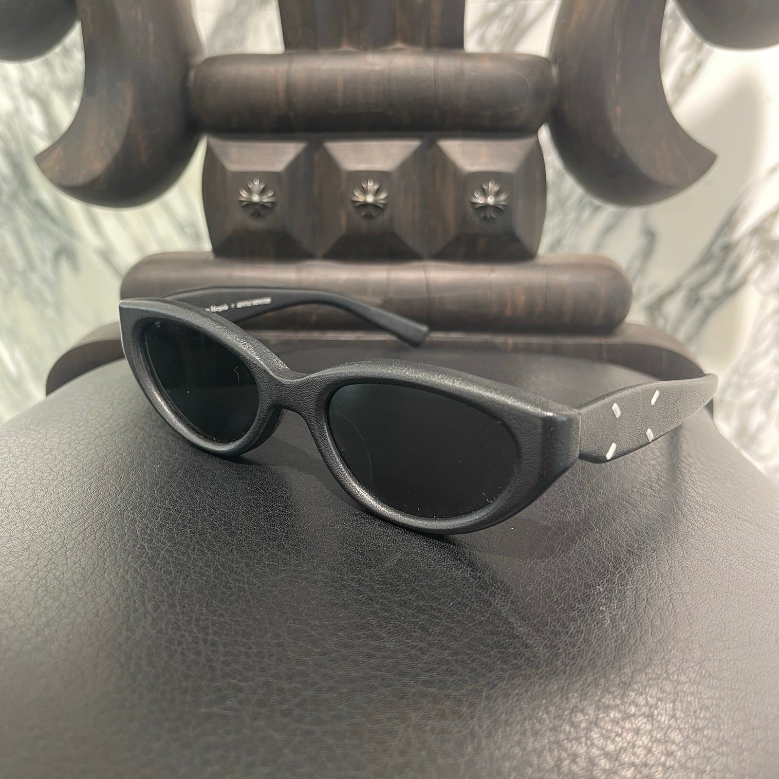 GENTLE MONSTER × Maison Margiela 2024SS Leather Frame Fox Eye