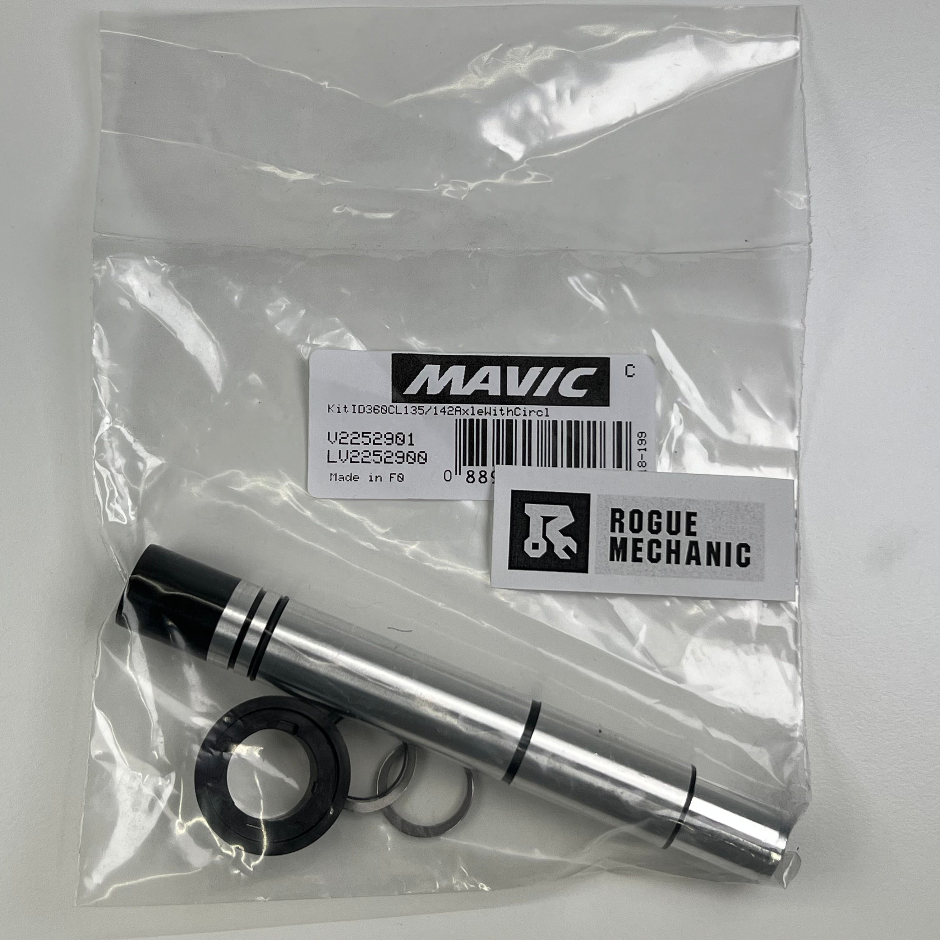 Mavic REAR Axle V2252901 for ID360 Center Lock Road Gravel hubs