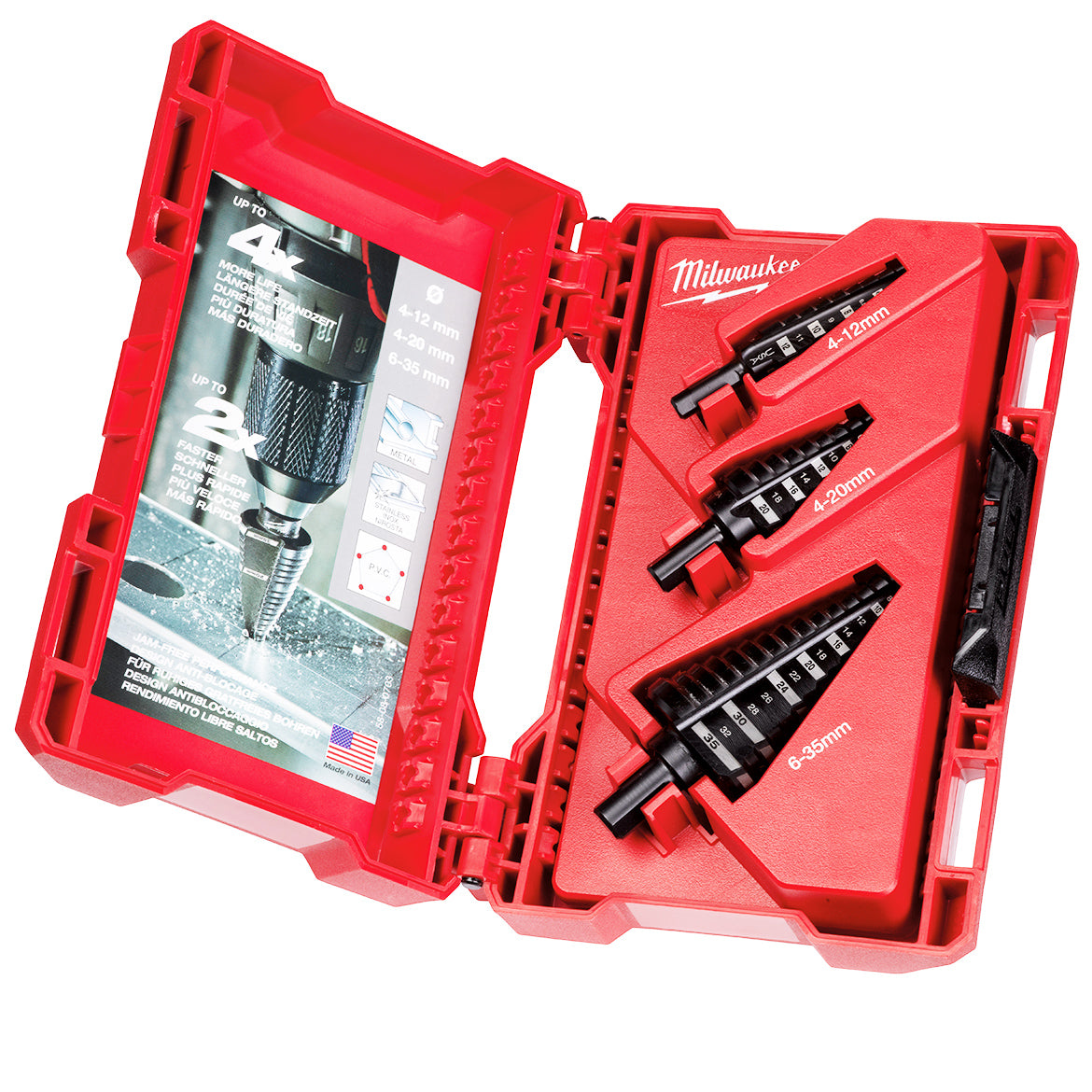 Milwaukee 48-89-9399 3 Piece Metric Step Drill Bit set – MaxTool