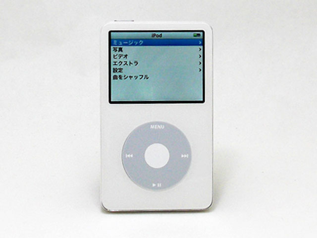 iPod 60GB ホワイト 第5世代 MA003J/A 通販 -Macパラダイス-