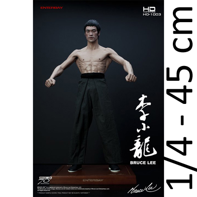 Bruce Lee 70th Anniversary Statue Enterbay - Machinegun