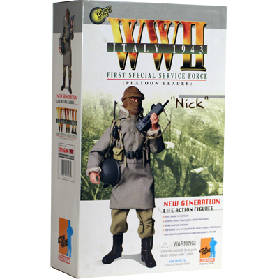First Special Service Force - Nick Dragon Action Figure - Machinegun