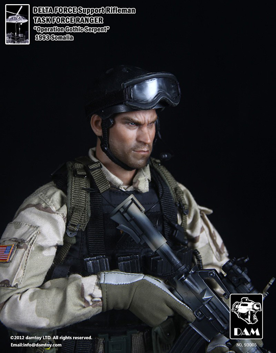 Delta Force Support Rifleman Dam Toys - Machinegun