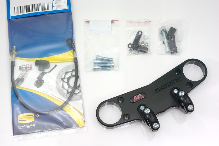 ZZR1400（06-11）バーハンドル化用ベーシックキット&バーハンドル化用