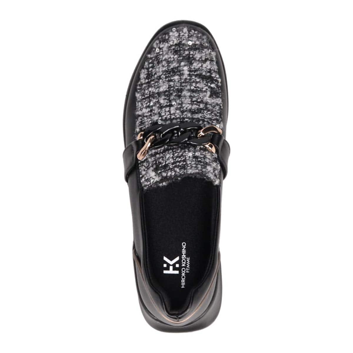 防滑】HIROKO KOSHINO FEMME グラスファイバー入り寒冷地用ソールの