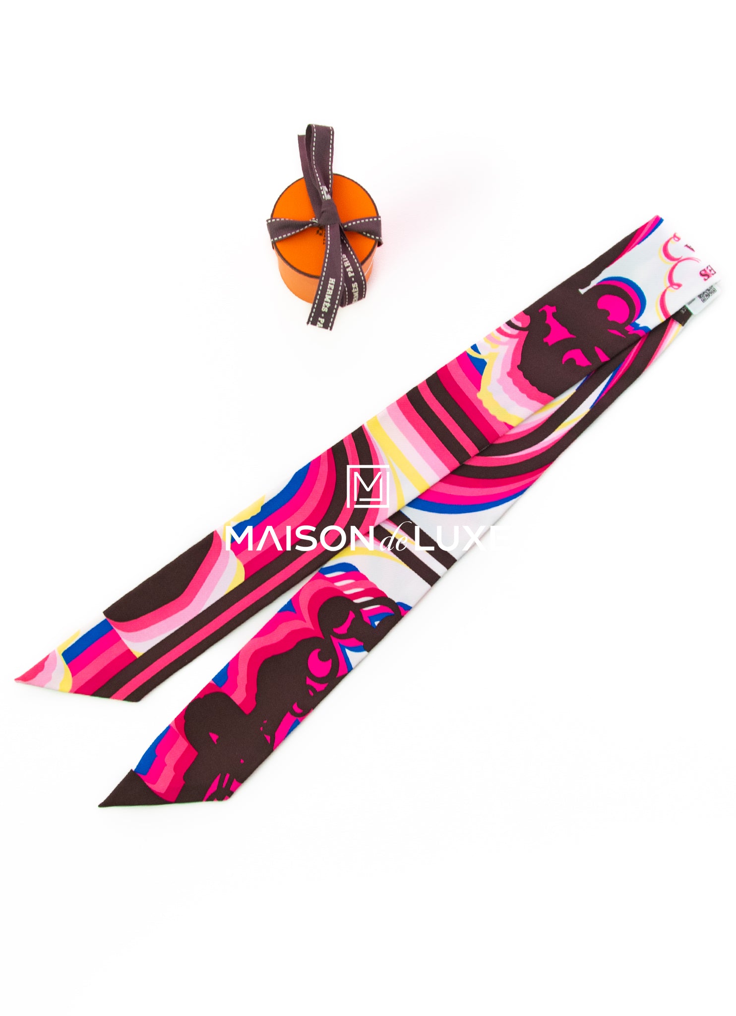 Hermes Brides de Gala Shadow Silk Twilly – MAISON de LUXE