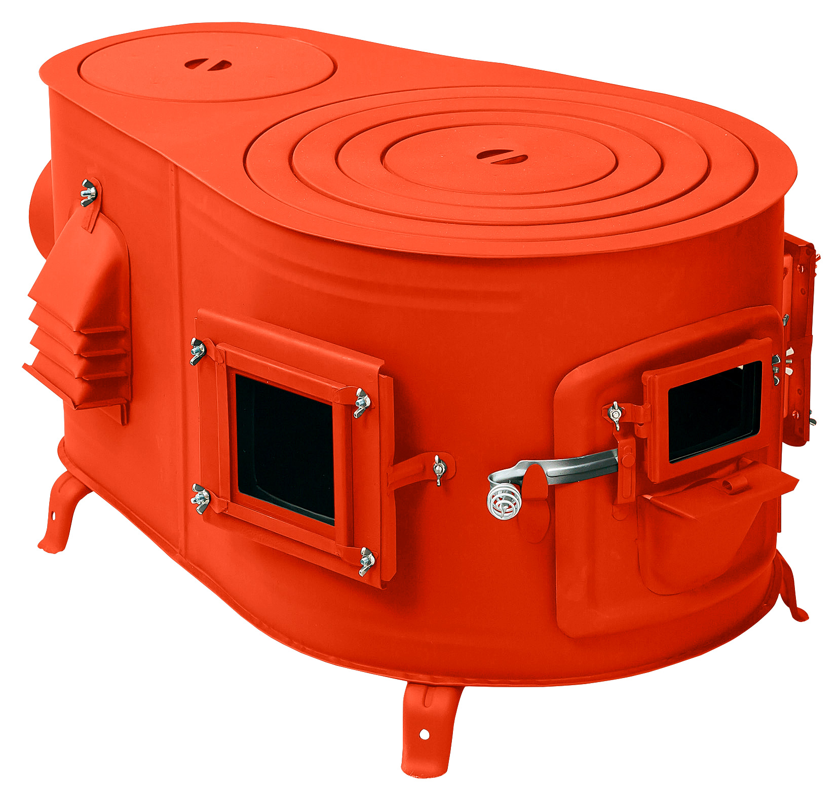 カラータマゴ型3面窓付薪ストーブ”FIRE SIDE” 大1号 商品