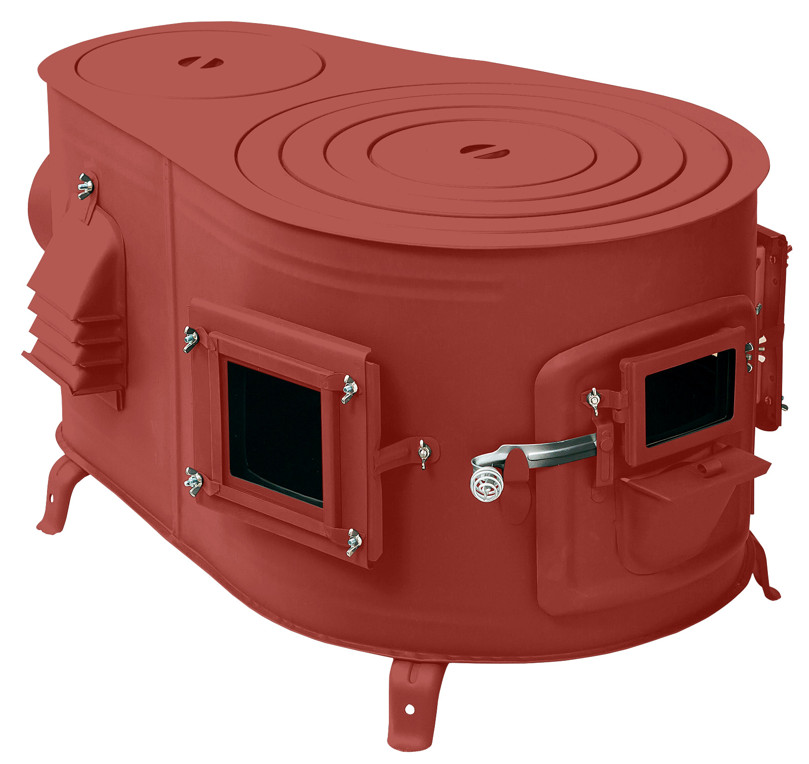 カラータマゴ型3面窓付薪ストーブ”FIRE SIDE” 大1号 商品