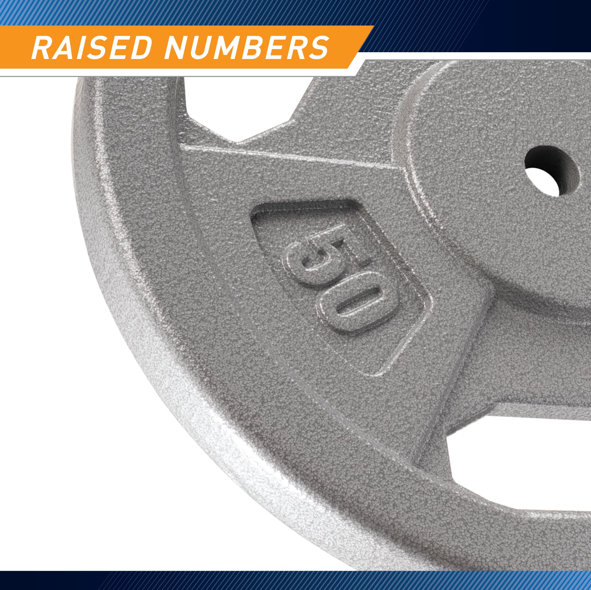 50lb Standard Size Grip Plate | B5G-5550 High Quality Heavy Duty