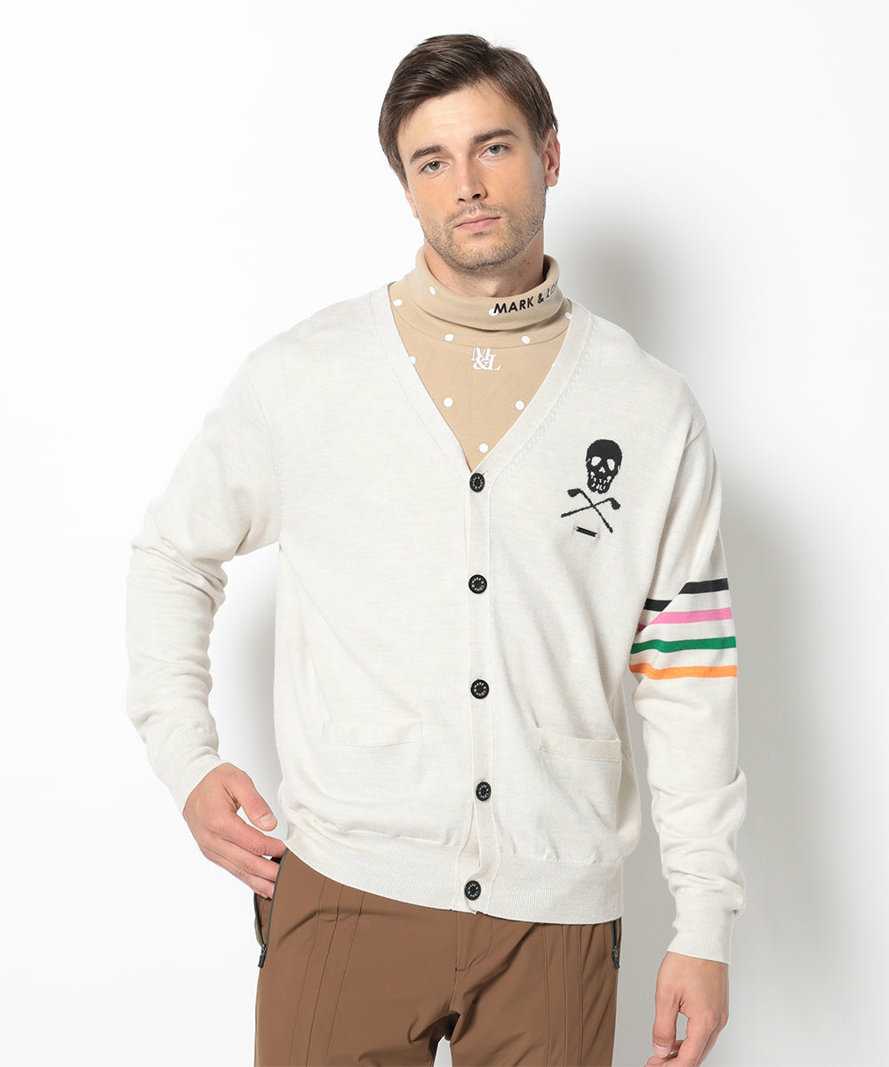 Quadro Silky Wool Cardigan | MEN