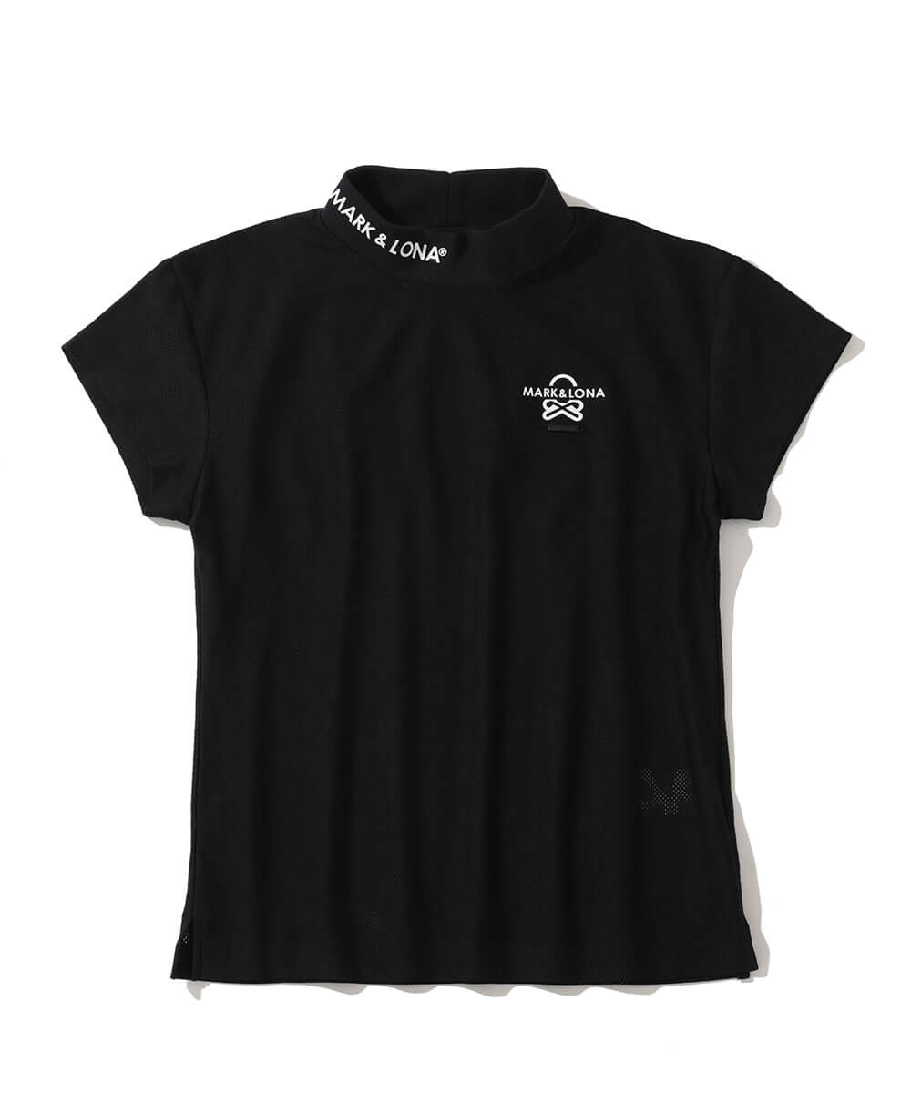 ゴルフモックネックTシャツMARK & LONA スポーツTシャツ ストレッチT