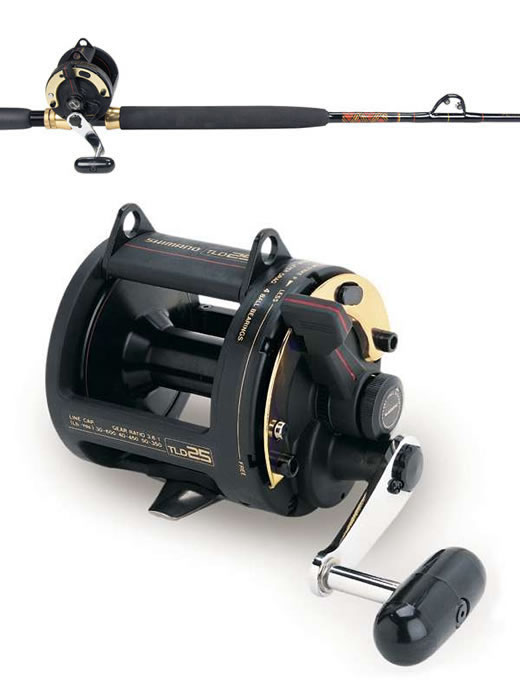 SHIMANO/TLD25リール&STARスタンドアップロッド