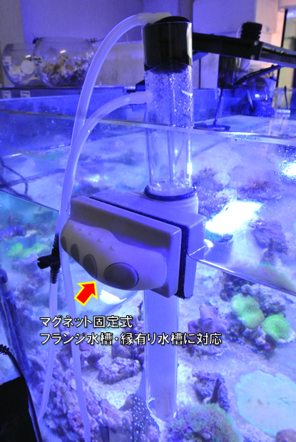マグネット固定式・フランジ水槽対応☆60cm水槽以下の小型