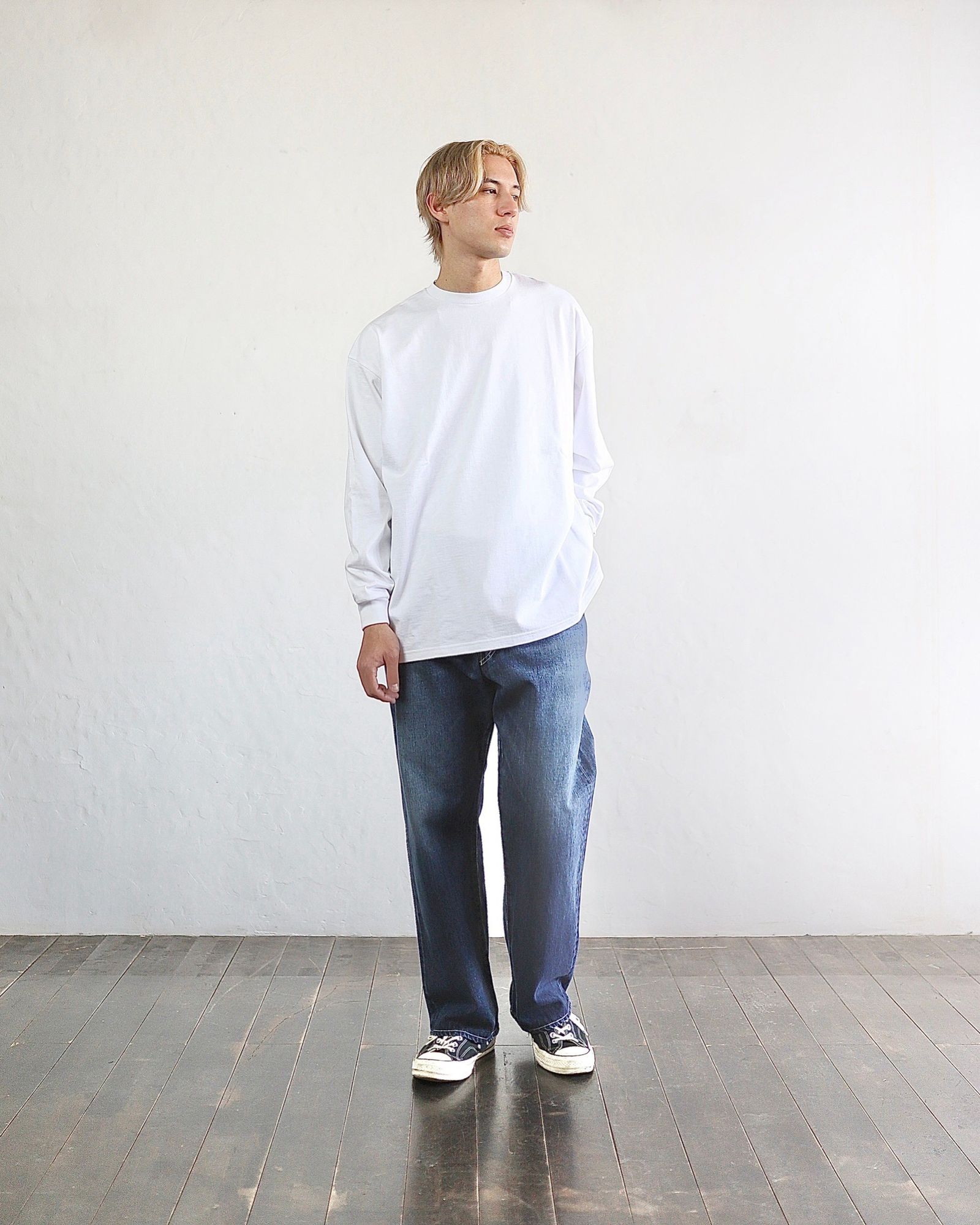 Graphpaper - グラフペーパー Heavy Weight L/S Oversized Tee(WHITE