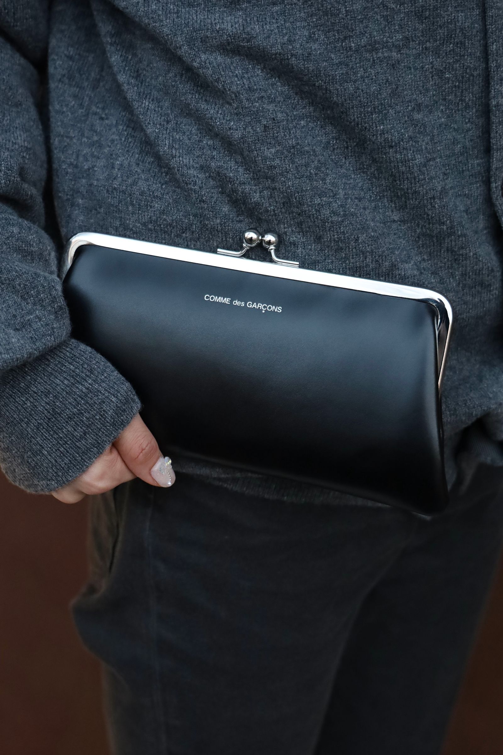 Wallet COMME des GARCONS - コムデギャルソン がま口財布 KISS CLASP