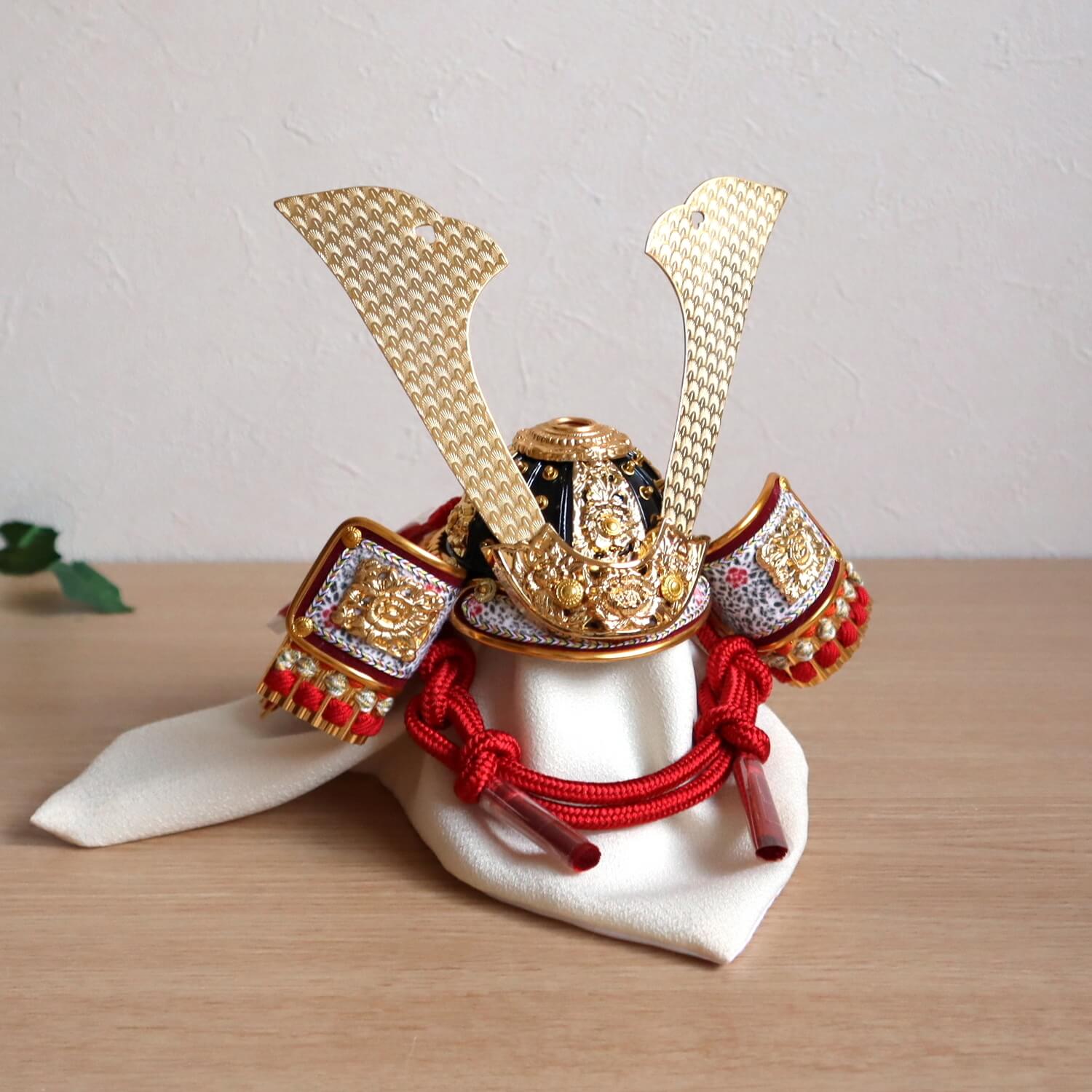 最新作 選べる兜2種類 【増村限定品】伝統工芸士 誠山作 7号 (赤/紺)糸