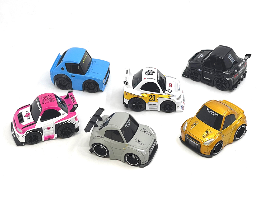 Mini GT QubeCarz Series 1 Liberty Walk Assortment - M & J Toys Inc
