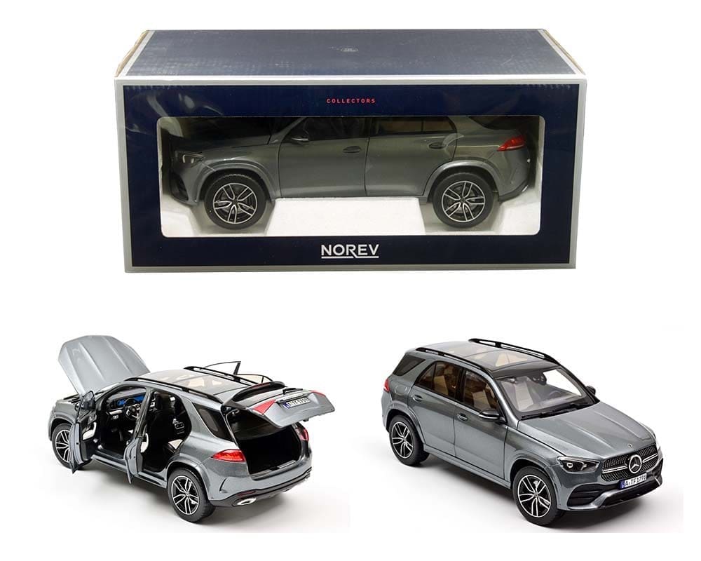 Norev 1:18 2019 Mercedes-Benz GLE (Grey Metallic) - M & J Toys Inc